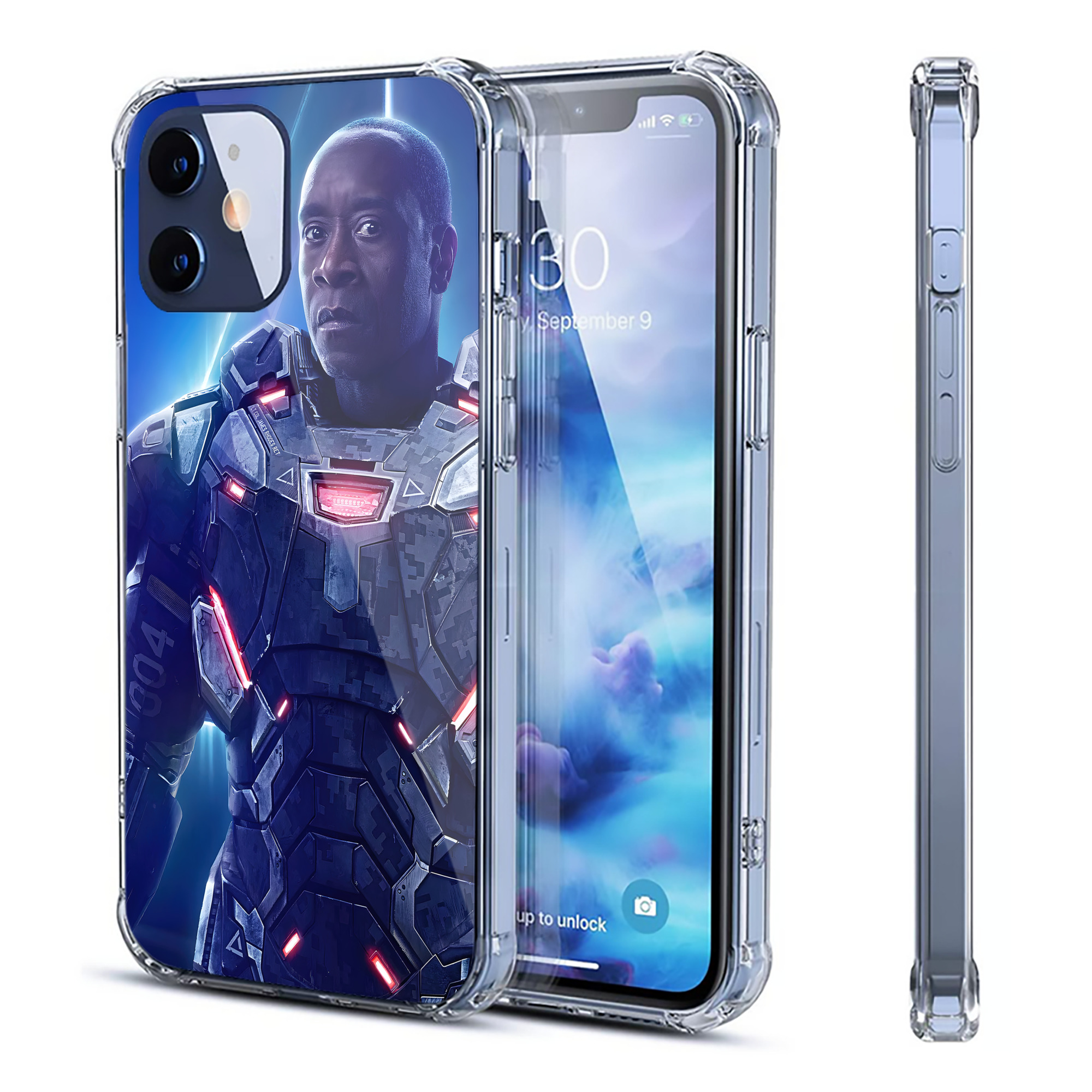 （画像用） アベンジャーズ The Avengers 【iPhone 12シリーズ対応】透明スマホケース（クリアソフトケース）